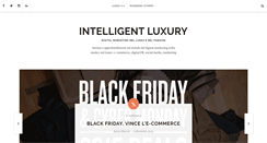 Desktop Screenshot of intelligentluxury.it