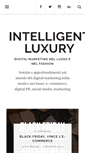 Mobile Screenshot of intelligentluxury.it